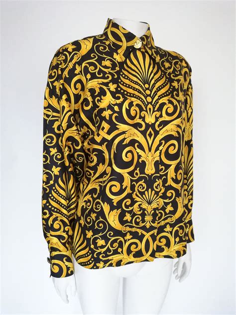 versace blouse clothing|Versace blouse vintage.